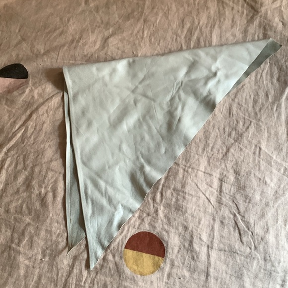 Agnes Baddoo Leather Kerchief Bone - Picture 8 of 9